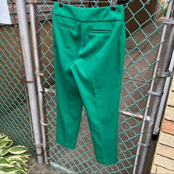 Talbots Green Cropped Pants 6 - Picture 7 of 16